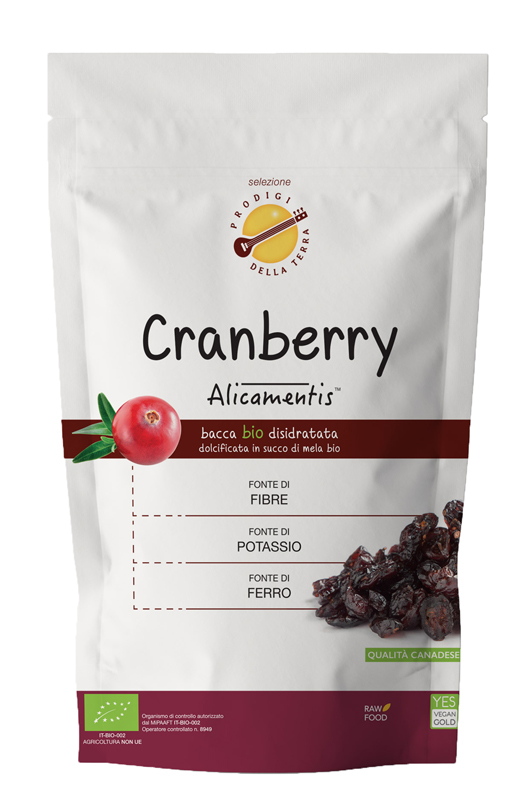 CRANBERRY BIO 220 G ALICAMENTIS - goldeneffe.it