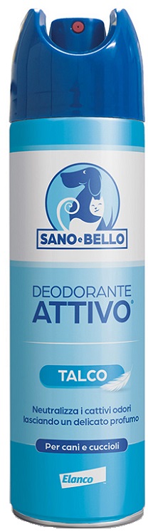 SANO E BELLO DEODORANTE ATTIVO TALCO 250 ML - goldeneffe.it
