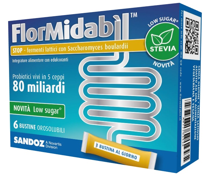 FLORMIDABIL STOP 6 BUSTINE CON STEVIA - goldeneffe.it