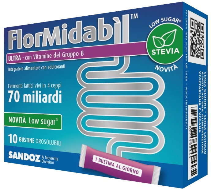 FLORMIDABIL ULTRA 10 BUSTINE CON STEVIA - goldeneffe.it