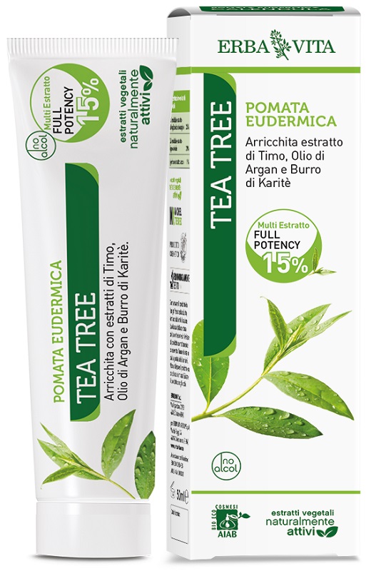 POMATA EUDERMICA TEA TREE 50 ML - goldeneffe.it