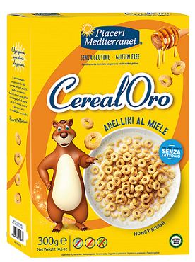 PIACERI MEDITERRANEI CEREALORO ANELLINI MIELE 300 G - goldeneffe.it