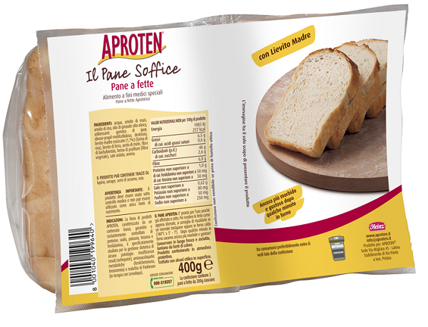 APROTEN PANE BIANCO FETTE 2 PEZZI DA 200 G - goldeneffe.it