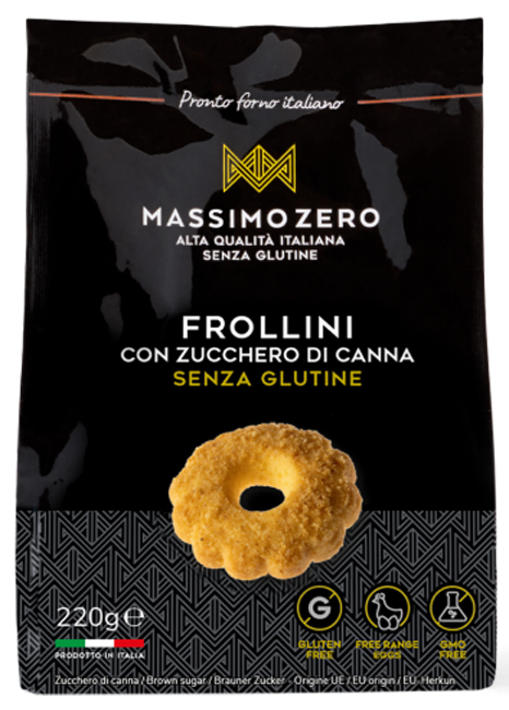 MASSIMO ZERO FROLLINI ZUCCHERO DI CANNA 220 G - goldeneffe.it