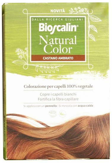 BIOSCALIN NATURAL COLOR CASTANO AMBRATO 70 G - goldeneffe.it