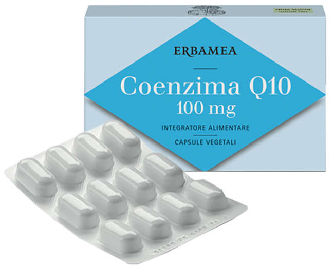 ERBAMEA COENZIMA Q10 100 MG 24 CAPSULE VEGETALI - goldeneffe.it