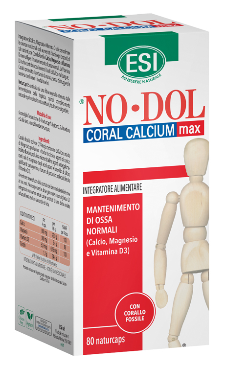 ESI NO DOL CORAL CALCIUM MAX 80 CAPSULE - goldeneffe.it