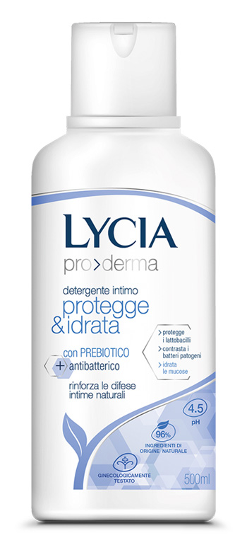 LYCIA PRODERMA DETERGENTE INTIMO PROTEGGE & IDRATA 500 ML - goldeneffe.it