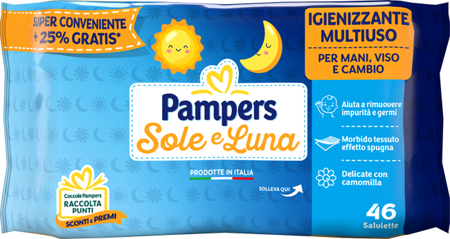 WIPES SOLE & LUNA 46 PEZZI - goldeneffe.it