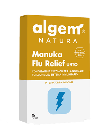 ALGEM MANUKA FLU RELIEF URTO 15 CAPSULE - goldeneffe.it