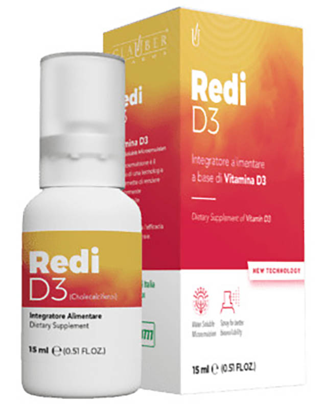 REDI-D3 SPRAY GLAUBER 15 ML - goldeneffe.it