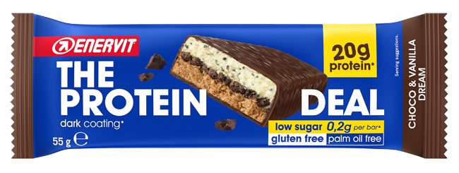 ENERVIT PROTEIN DEAL BARRETTA CHOVAN 55 G - goldeneffe.it