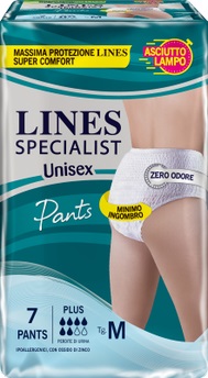 LINES SPECIALIST PANTS PLUS UNISEX M 7 PEZZI - goldeneffe.it