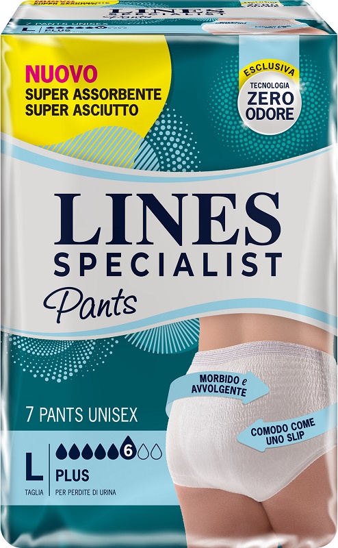 LINES SPECIALIST PANTS PLUS UNISEX L 7 PEZZI - goldeneffe.it