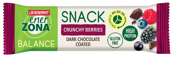 ENERZONA SNACK CRUNCHY BERRIES 33 G - goldeneffe.it