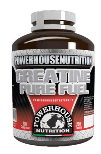 POWERHOUSE NUTRITION CREATINE PURE FUEL 200 COMPRESSE - goldeneffe.it