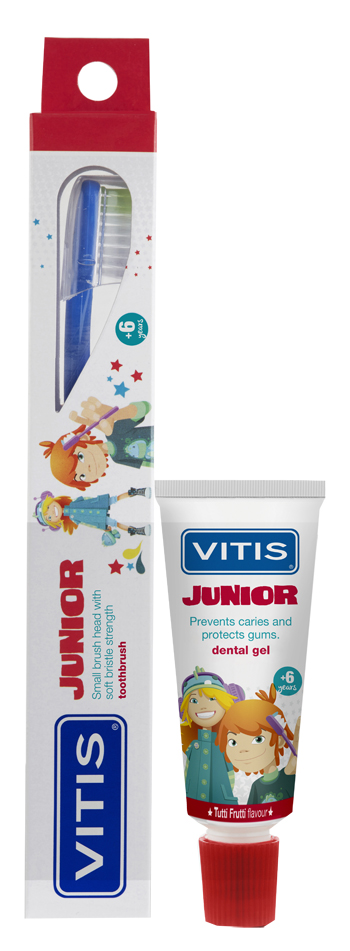 VITIS JUNIOR SPAZZOLINO + GEL 15 ML - goldeneffe.it