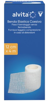 BENDA ELASTICA AUTOADESIVA ALVITA 12X4CM - goldeneffe.it