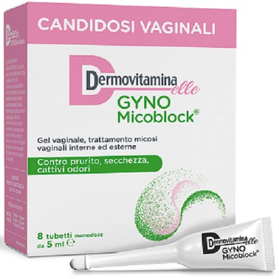 DERMOVITAMINA GYNOMICOBLOCK M 8 TUBETTI MONODOSE 5 ML - goldeneffe.it