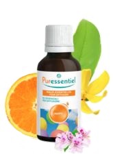 PURESSENTIEL MISCELA HAPPY ECOCERT MISCELA PER DIFFUSIONE HAPPY CERTIFICATA ECOCERT 30 ML - goldeneffe.it