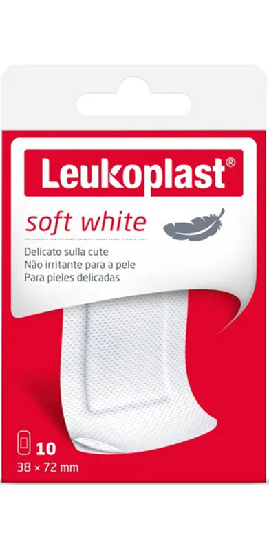 LEUKOPLAST SOFT WHITE 72 X 38 CM 10 PEZZI - goldeneffe.it
