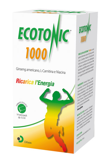 ECOTONIC 1000 14 STICK PACK 15 ML - goldeneffe.it