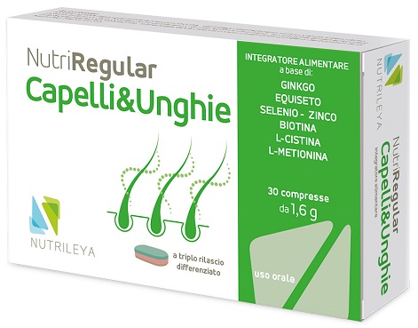 NUTRIREGULAR CAPELLI & UNGHIE 30 COMPRESSE - goldeneffe.it