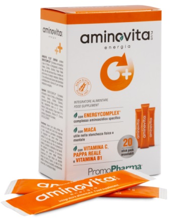 AMINOVITA PLUS ENERGIA 20 STICK PACK X 2 G - goldeneffe.it