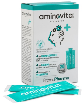 AMINOVITA PLUS MEMORIA 20 STICK PACK X 2 G - goldeneffe.it