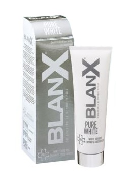 BLANX PURE WHITE DENTIFRICIO SBIANCANTE NON ABRASIVO 25 ML - goldeneffe.it