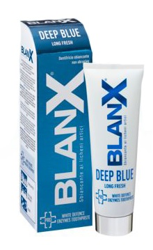 BLANX DEEP BLUE DENTIFRICIO SBIANCANTE NON ABRASIVO 25 ML - goldeneffe.it