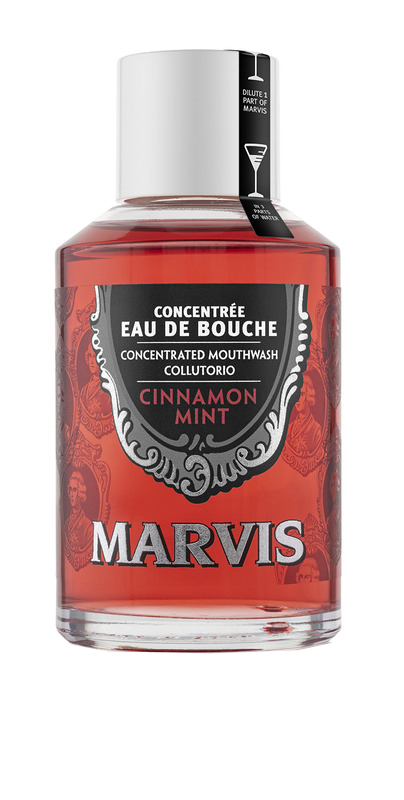 MARVIS EAU DE BOUCHE CINNAMON MINT 120 ML - goldeneffe.it