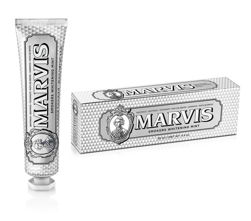 MARVIS SMOKERS WHITENING MINT DENTIFRICIO 85 ML - goldeneffe.it
