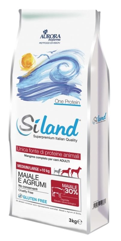 SILAND ADULT MEDIUM/LARGE MAIALE/AGRUMI 3 KG - goldeneffe.it