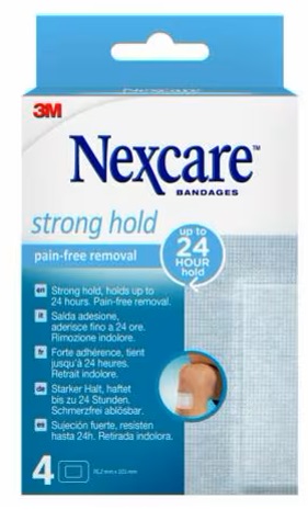 CEROTTO NEXCARE STRONG PADS 4 PEZZI - goldeneffe.it
