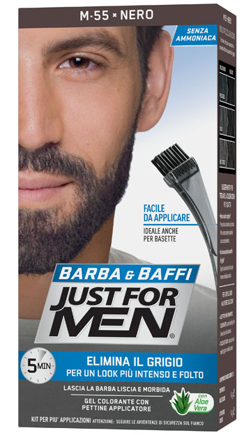 JUST FOR MEN BARBA & BAFFI M55 NERO 51 G - goldeneffe.it