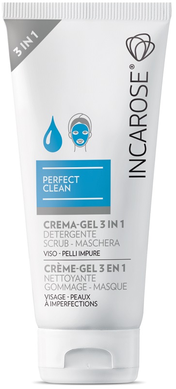 INCAROSE PERFECT CLEAN CREMA-GEL 3 IN 1 75 ML - goldeneffe.it