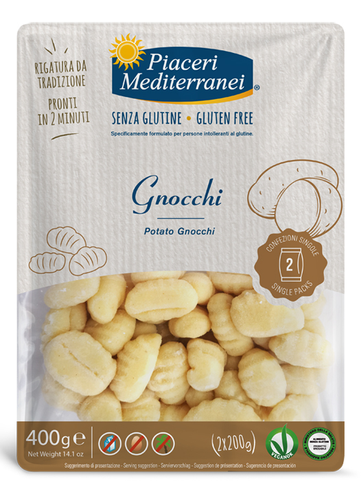 PIACERI MEDITERRANEI GNOCCHI 400 G - goldeneffe.it