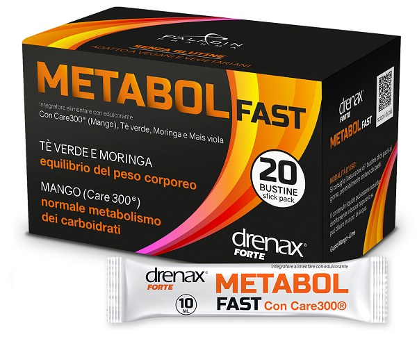 DRENAX METABOL FAST 20 STICK PACK - goldeneffe.it