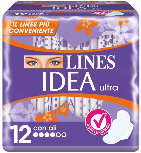 IDEA ULTRA ASSORBENTE GIORNO CON ALI 12 PEZZI - goldeneffe.it