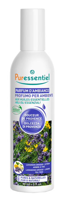 PURESSENTIEL PROFUMO AMBIENTE DOLCEZZA PROVENZA ECOCERT 90 ML - goldeneffe.it