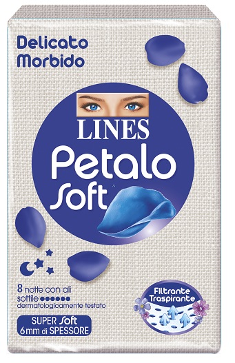 LINES PETALO SOFT NOTTE 8 PEZZI - goldeneffe.it
