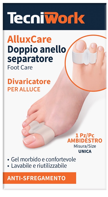 ALLUX CARE SEPARATORE E DIVARICATORE PER ALLUCE A DOPPIO ANELLO - goldeneffe.it