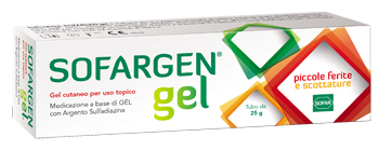 MEDICAZIONE IN GEL SOFARGEN TUBO 25 G - goldeneffe.it