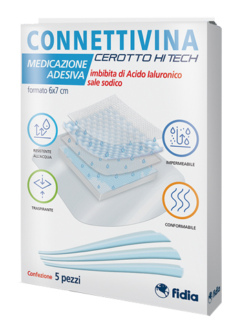 CEROTTO CONNETTIVINA HITECH 6 X 7 CM 5 PEZZI - goldeneffe.it