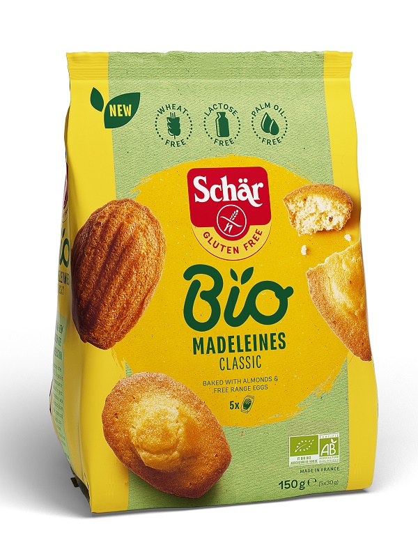 SCHAR BIO MADELEINES CLASSIC 5 MONOPORZIONI DA 30 G - goldeneffe.it