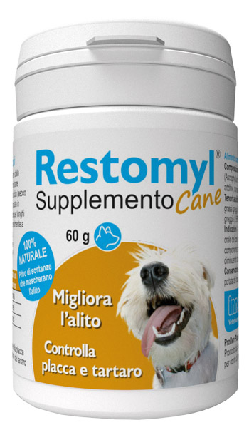 RESTOMYL SUPPLEMENTO CANE FLACONCINO 60 G - goldeneffe.it