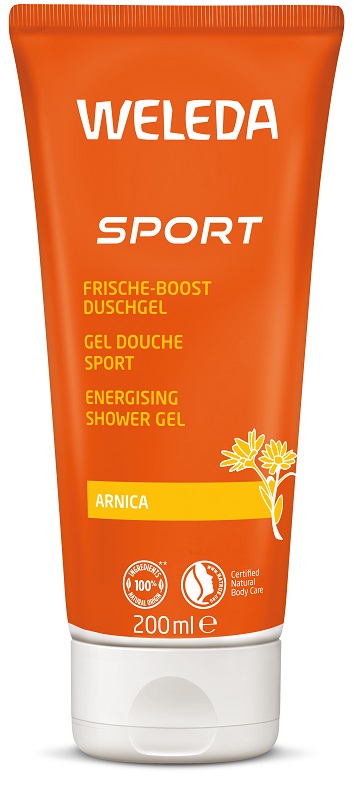 WELEDA SPORT DOCCIA ENERGY ARNICA 200ML - goldeneffe.it
