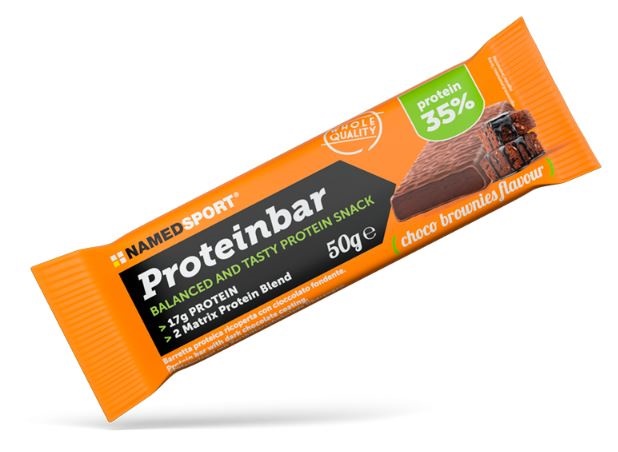 PROTEINBAR CHOCO BROWNIE BARRETTA 50 G - goldeneffe.it