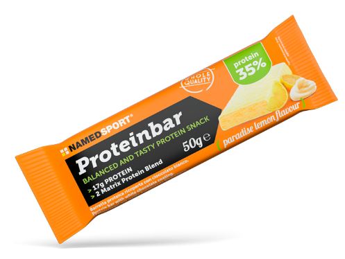 PROTEINBAR PARADISE LEMON BARRETTA 50 G - goldeneffe.it